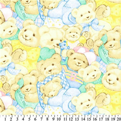 Premium Anti-Pill American Greetings Teddy Bears Fleece 597 