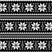 Premium Anti-Pill Nordic Star Black Fleece 5