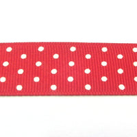 7/8" Grosgrain Ribbon W/Dots