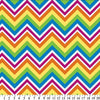 Anti-Pill Rainbow Chevron Fleece 636