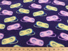 Premium Anti-Pill Beauty Sleep Purple Fleece 704