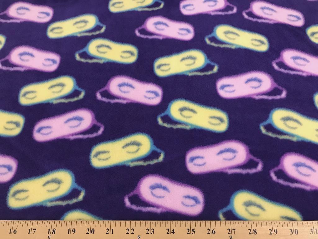 Premium Anti-Pill Beauty Sleep Purple Fleece 704