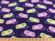 Premium Anti-Pill Beauty Sleep Purple Fleece 704