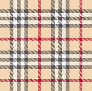Premium Anti-Pill Kingston Plaid Cream Red Fleece 708