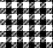 Premium Anti-Pill Buffalo Plaid Black Grey White Fleece 710