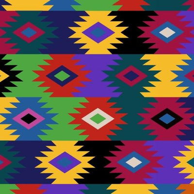 Premium Anti-Pill Pueblo Woven Fleece 734