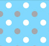Premium Anti-Pill Happy Dots Grey Blue Fleece 764