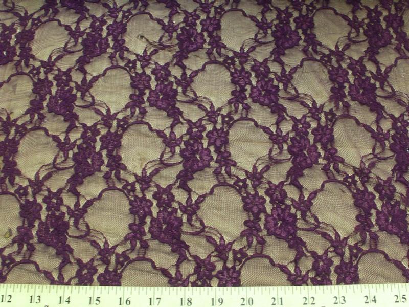 Circle Stretch Lace PLUM SL-21
