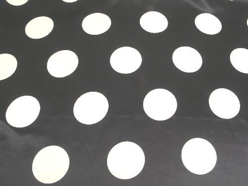 SWATCHES Polka Dot Dull Satin