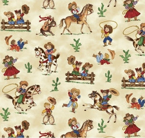 Premium Anti-Pill Cowboys & Cowgirls Fleece A42
