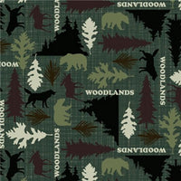 Premium Anti-Pill Woodlands Fleece A44