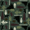 Premium Anti-Pill Woodlands Fleece A44
