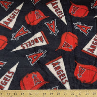 Anti-Pill Anaheim Angels Fleece B490 "LAST PIECE MEASURES 1 YARD 26 INCHES"