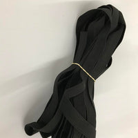 5 Yard Bundle Black 1/2" Elastic