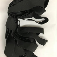 5 Yard Bundle Black 1" Elastic