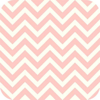Chevron Charmeuse Satin BLUSH WHITE SP-13