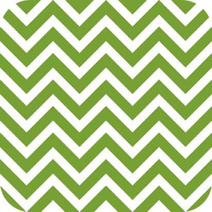 Chevron Charmeuse Satin JADE WHITE SP-15