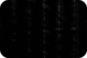Chinchilla Cuddle Fur BLACK CC-3