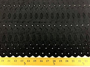 Eyelet Embroidery Black EL-20