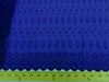Eyelet Embroidery Royal Blue EL-23