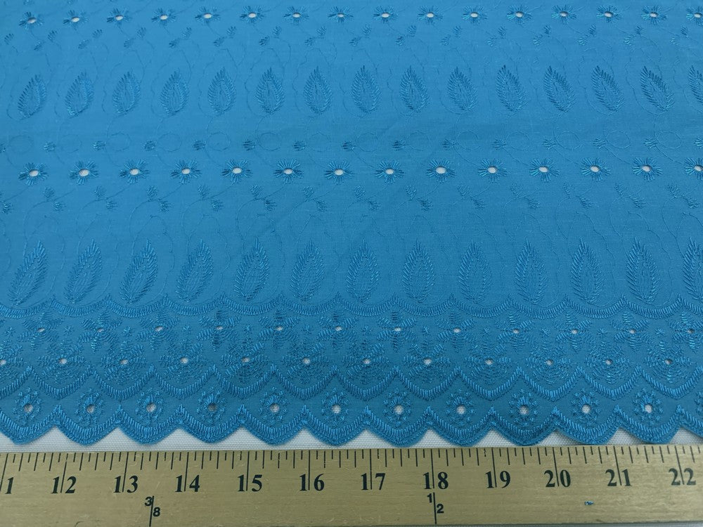 Eyelet Embroidery Turquoise EL-24