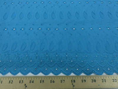 Eyelet Embroidery Turquoise EL-24