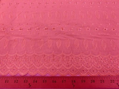 Eyelet Embroidery Coral EL-25