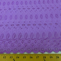 Eyelet Embroidery Lavender EL-28