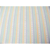 Anti-Pill Blue Yellow Green Stripes Fleece 417
