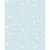 Anti-Pill Glittering Star Lt Blue Fleece 407