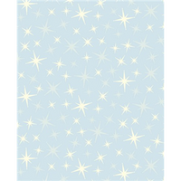 Anti-Pill Glittering Star Lt Blue Fleece 407
