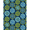 Anti-Pill Mysterious Floral Fleece A4