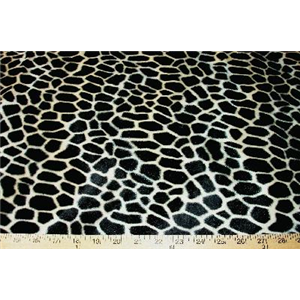 Velboa Animal Skins Fur Giraffe Brown