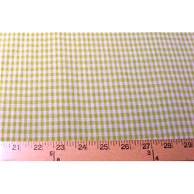 Poly/Cotton Checker Green