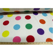 Polka Dots White Fleece