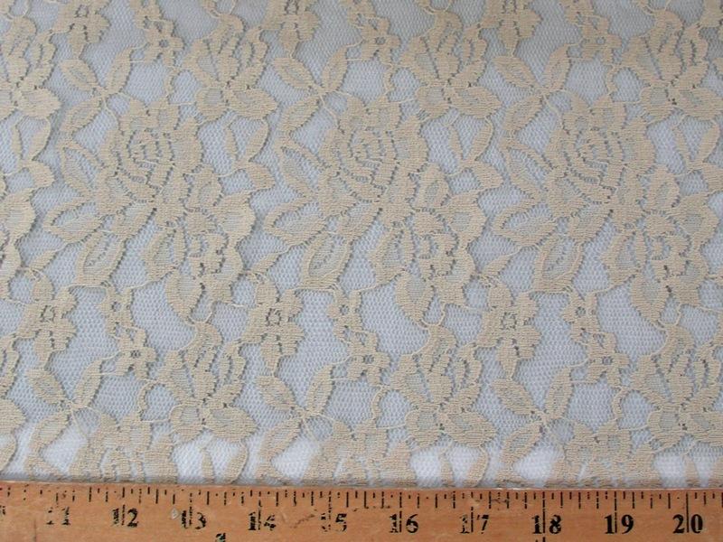 Rose Stretch Lace CHAMPAGNE SL-57