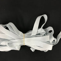 5 Yard Bundle White 1/2" Elastic