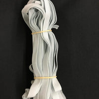 5 Yard Bundle White 3/8" Elastic
