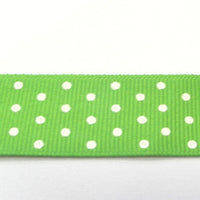 7/8" Grosgrain Ribbon W/Dots