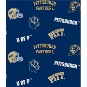 Anti-Pill Pittsburgh University Fleece B133 "LAST PIECE MEASURES 2 YARDS"
