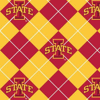 Premium Anti-Pill Iowa State Argyle Fleece B25
