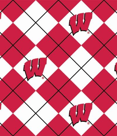 Anti-Pill Wisconsin Argyle Fleece B380