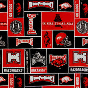 Premium Anti-Pill Arkansas, University Fleece B389