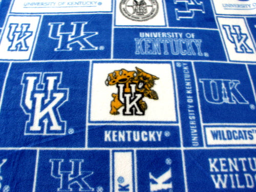 Premium Anti-Pill Kentucky, University Of Fleece B421 "LAST PIECE MEASURES 1 YARD 13 INCHES"