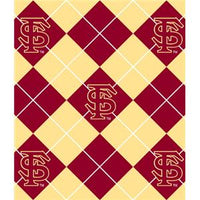 Premium Anti-Pill Florida State Argyle Fleece B644