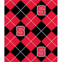 Anti-Pill North Carolina State Argyle Fleece B650