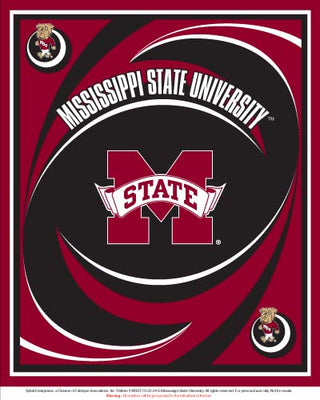 Premium Anti-Pill Mississippi State Panel Fleece B656