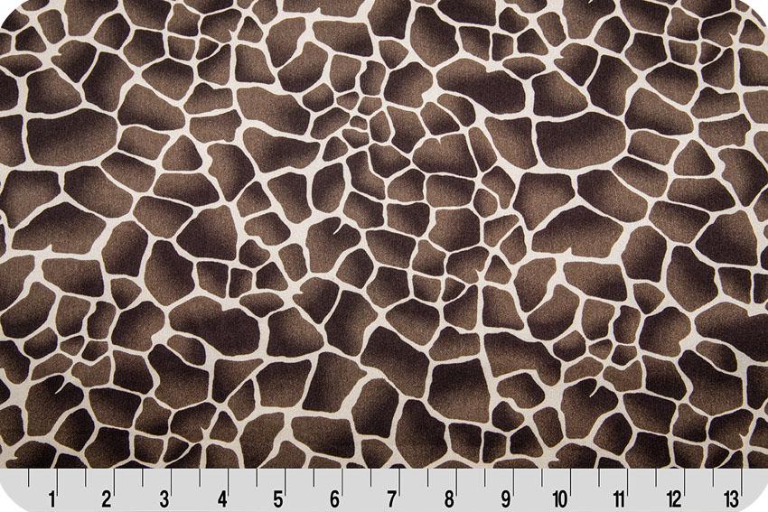 Giraffe Charmeuse Satin CHOCOLATE SP-24