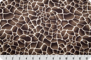 Giraffe Charmeuse Satin CHOCOLATE SP-24