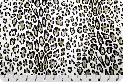 Cheetah Charmeuse Satin LEOPARD SILVER SP-29 